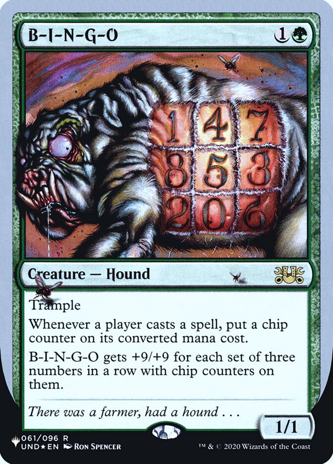 B-I-N-G-O (061/096) [The List Reprints]