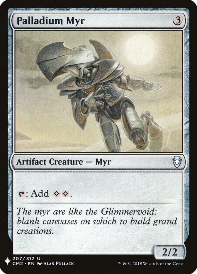 Palladium Myr (207) [The List Reprints]