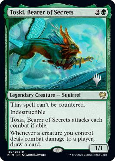 Toski, Bearer of Secrets (197) [Promo Pack: Kaldheim]