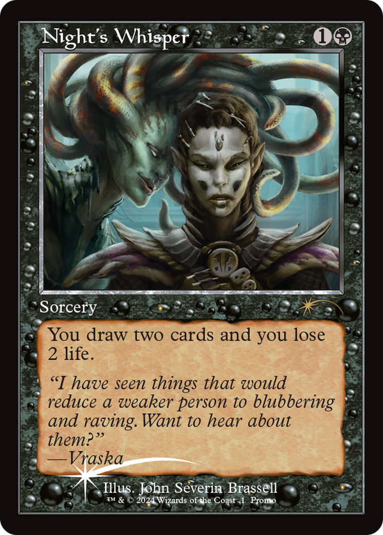 Night's Whisper (Retro Frame) (1) [Open House Promos]