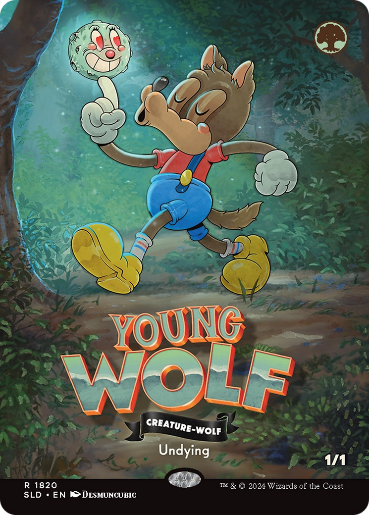 Young Wolf (Rainbow Foil) (1820) [Secret Lair Drop Series]