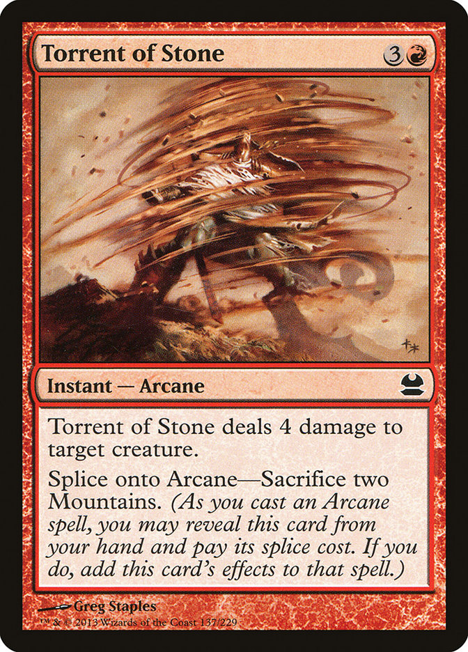 Torrent of Stone (137) [Modern Masters]