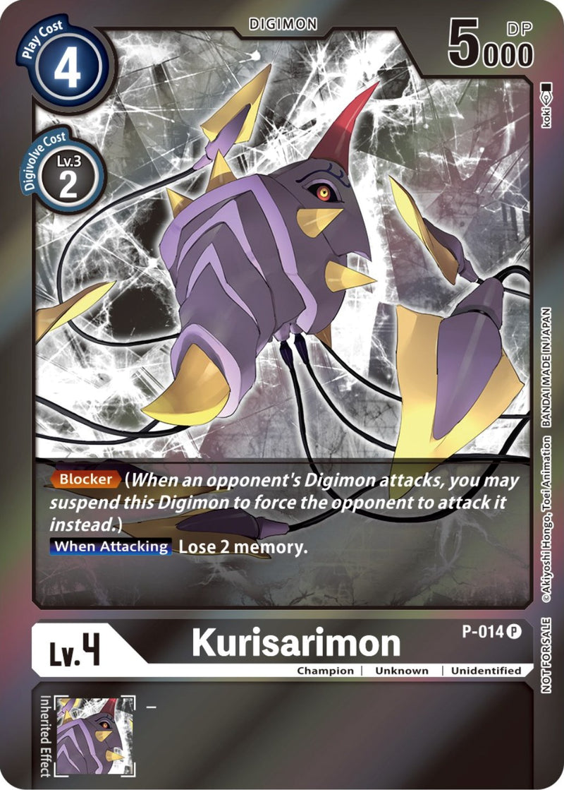 Kurisarimon - P-014 (Event Pack 3) (P-014 P) [Digimon Promotion Cards]