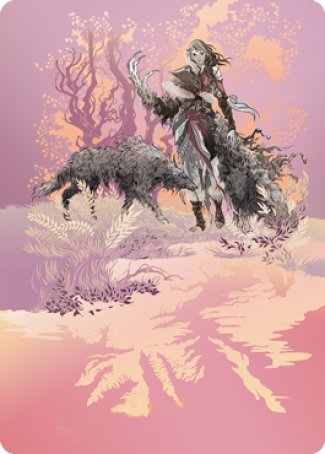 Arlinn, the Pack's Hope Art Card (03/81) (3) [Art Series: Innistrad: Midnight Hunt]