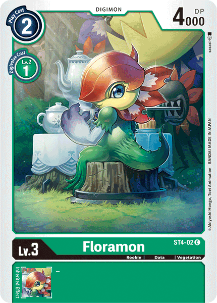 Floramon (ST4-02 C) [Starter Deck 04: Giga Green]