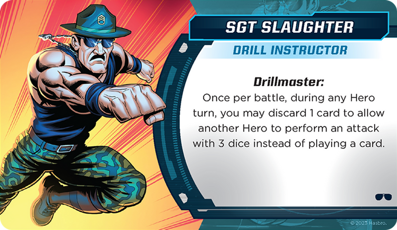 G.I. JOE Mission Critical Sgt Slaughter Figure Pack
