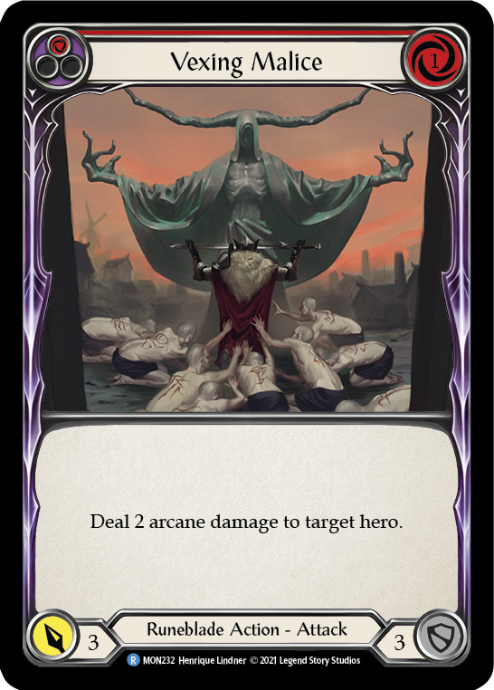 Vexing Malice (Red) (MON232) [Monarch]