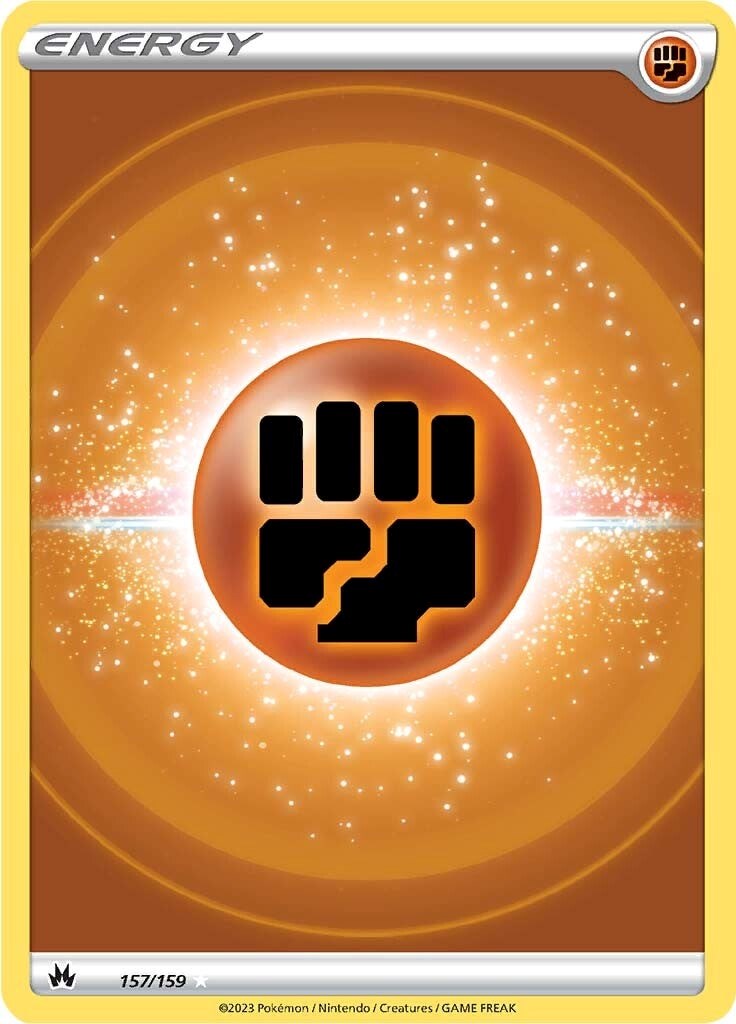 Fighting Energy (Texture Full Art) (157/159) [SWSH: Crown Zenith]