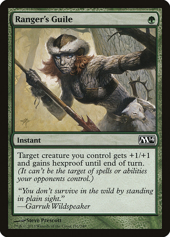 Ranger's Guile (191) [Magic 2014 (M14)]