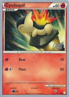 Cyndaquil - 2011 (Christopher Kan) (61/123) [World Championship Decks]