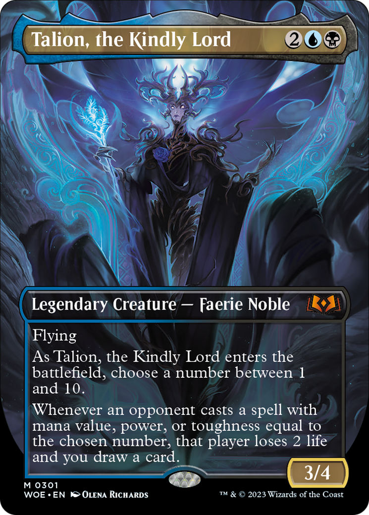 Talion, the Kindly Lord (Borderless) (301) [Wilds of Eldraine]