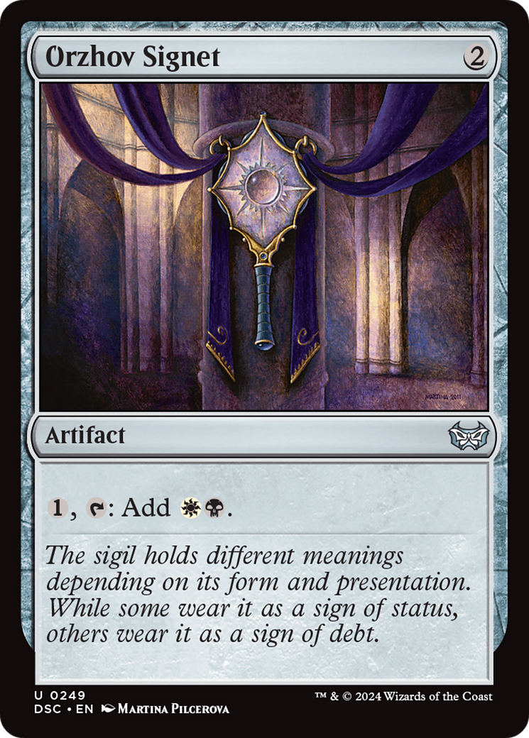Orzhov Signet (249) [Commander: Duskmourn: House of Horror]