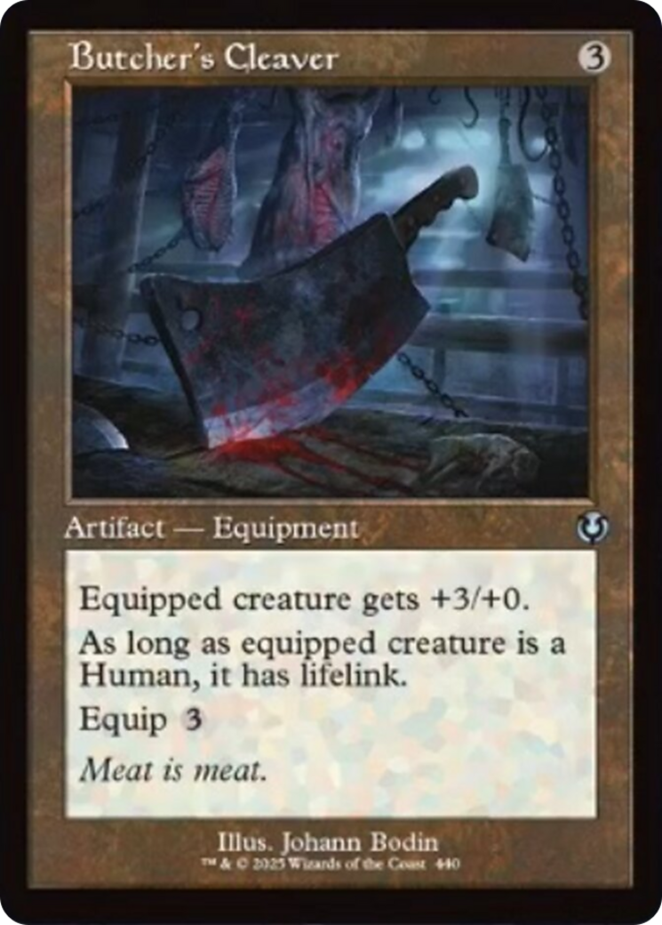 Butcher's Cleaver (Retro Frame) (440) [Innistrad Remastered]