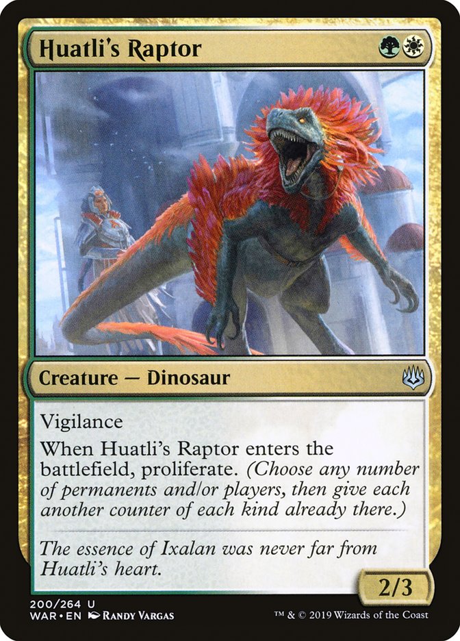 Huatli's Raptor (200) [War of the Spark]