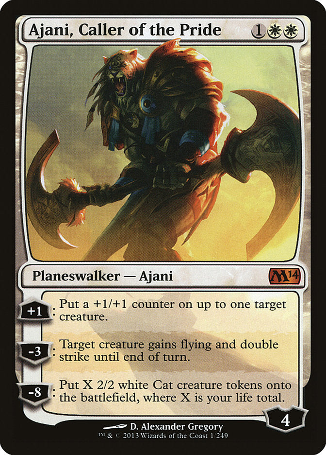 Ajani, Caller of the Pride (1) [Magic 2014 (M14)]