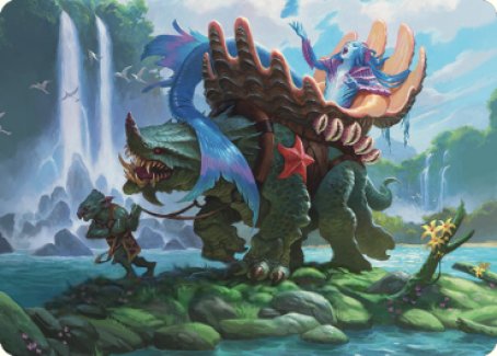 Vodalian Mindsinger Art Card (21) [Art Series: Dominaria United]