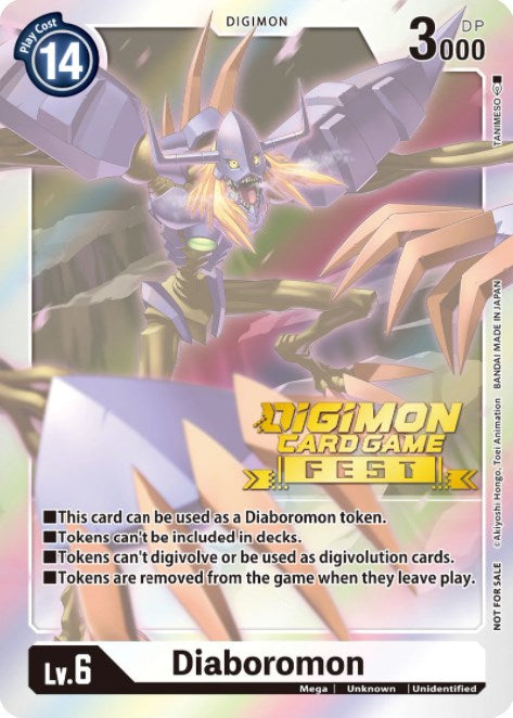 Diaboromon Token (Digimon Card Game Fest 2022) [Digimon Promotion Cards]