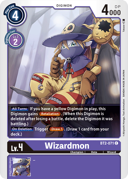 Wizardmon (BT2-071 C) [Release Special Booster 1.0]