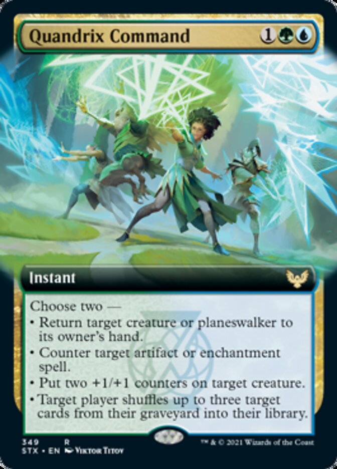Quandrix Command (Extended Art) (349) [Strixhaven: School of Mages]