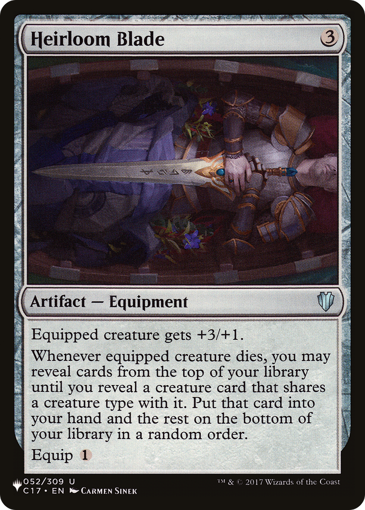 Heirloom Blade (52) [The List Reprints]