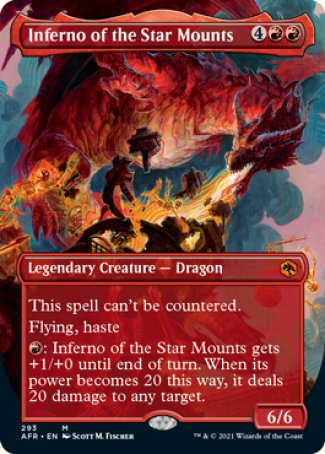 Inferno of the Star Mounts (Borderless) (293) [Adventures in the Forgotten Realms]