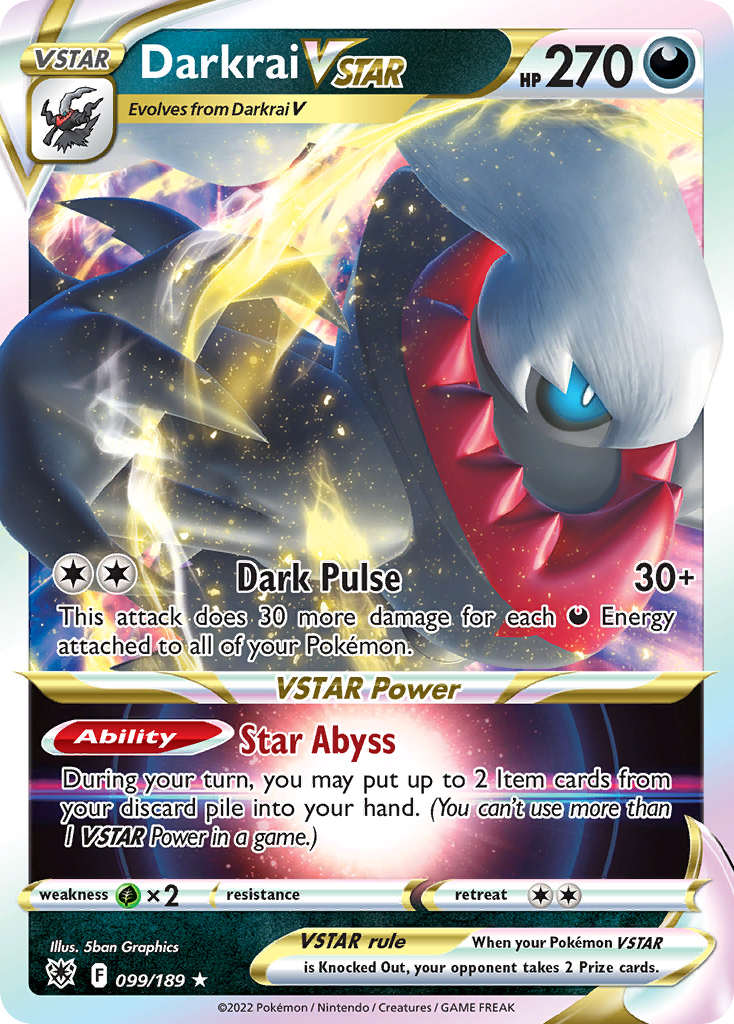 Darkrai VSTAR (099/189) [Jumbo Cards]