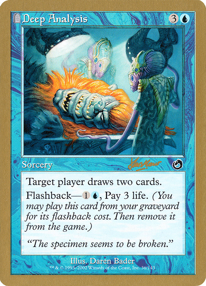 Deep Analysis - 2002 Sim Han How (TOR) [World Championship Decks]