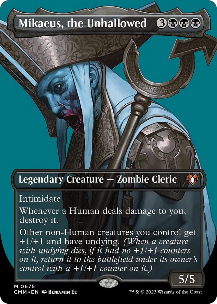 Mikaeus, the Unhallowed (Borderless) (675) [Commander Masters]