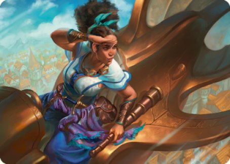 Talas Lookout Art Card (17) [Art Series: Dominaria United]