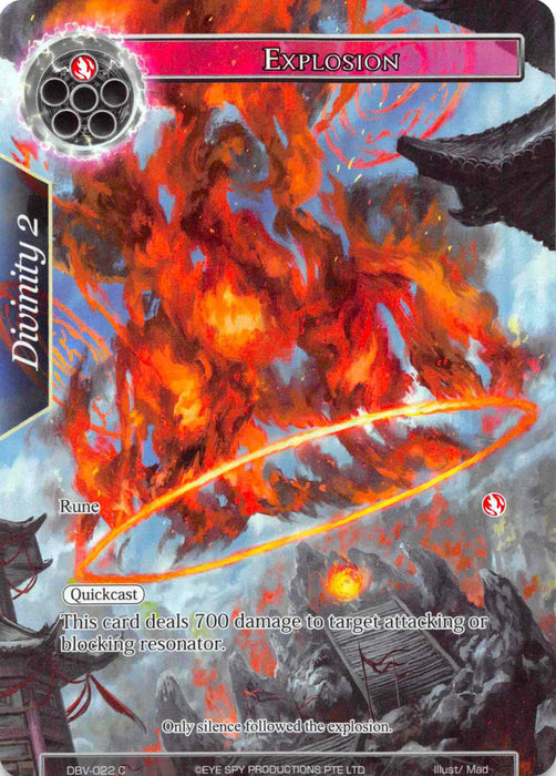 Explosion (Full Art) (DBV-022) [The Decisive Battle of Valhalla]