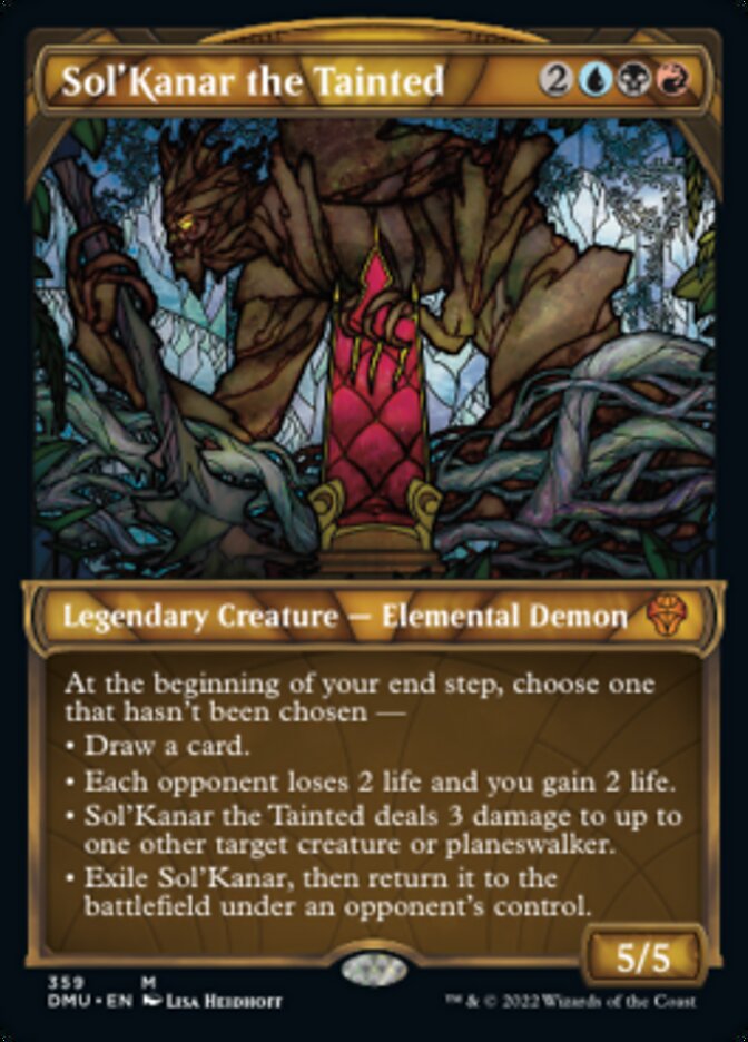 Sol'Kanar the Tainted (Textured Foil) (359) [Dominaria United]