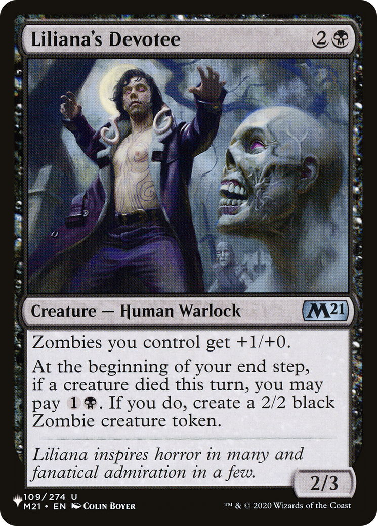Liliana's Devotee (109/274) [The List Reprints]