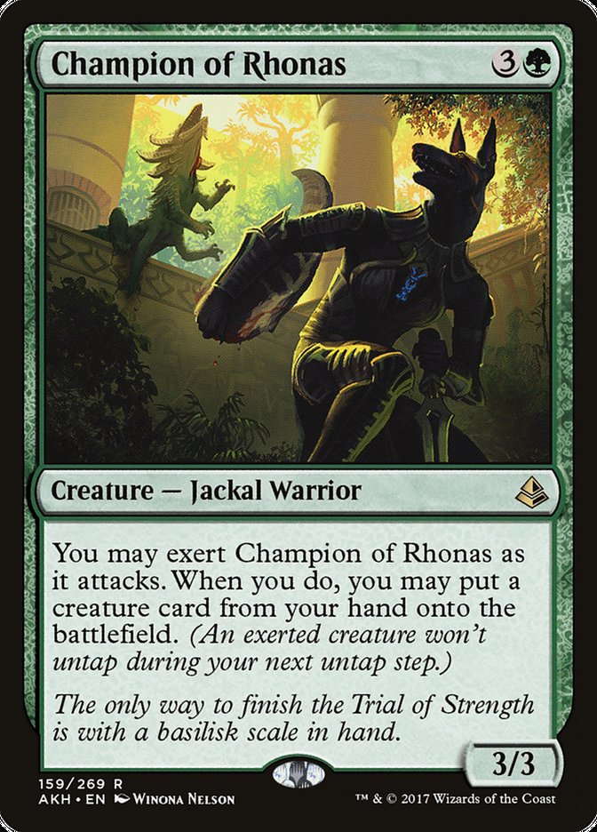 Champion of Rhonas (159) [Amonkhet]