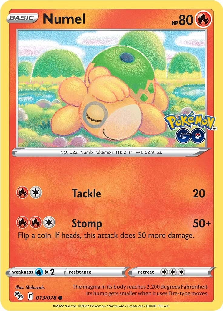 Numel (013/078) [Pokemon GO]