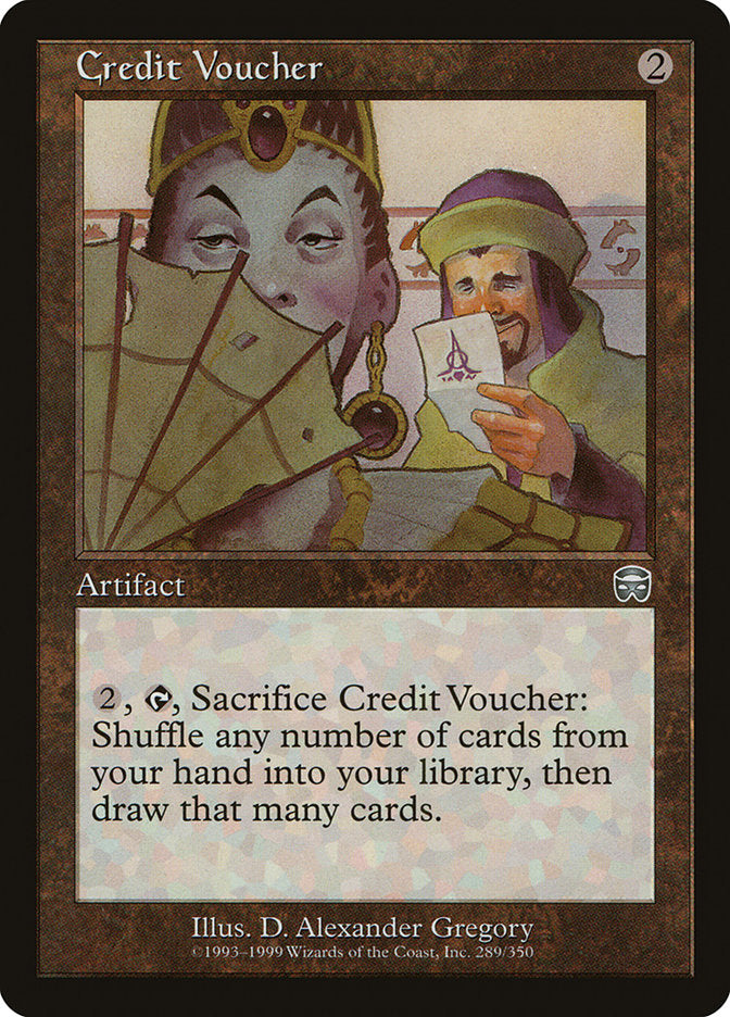 Credit Voucher (289) [Mercadian Masques]