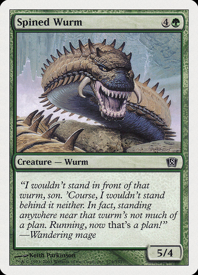 Spined Wurm (279) [8th Edition]