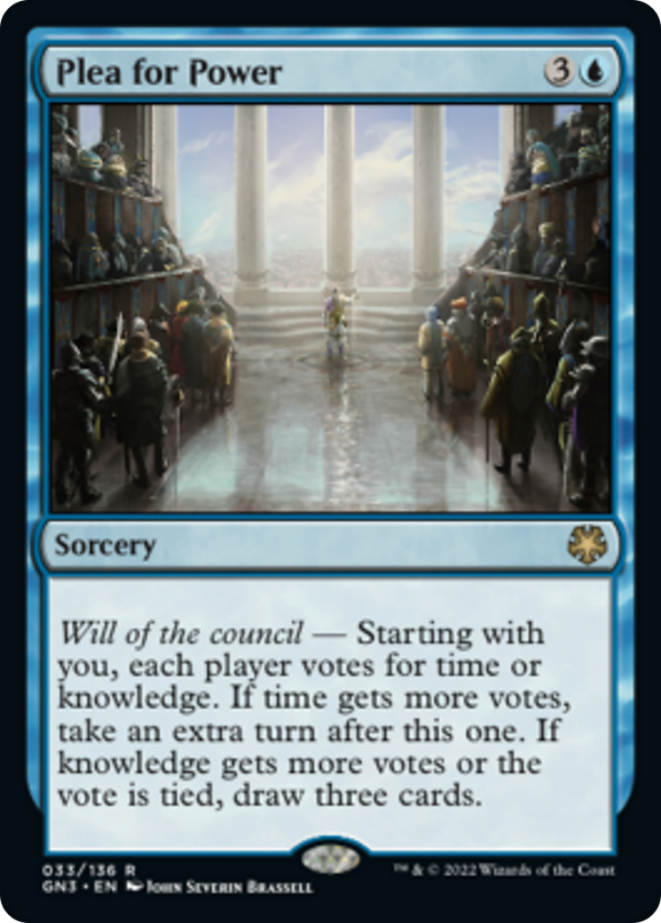 Plea for Power (33) [Magic Game Night: Free-For-All]