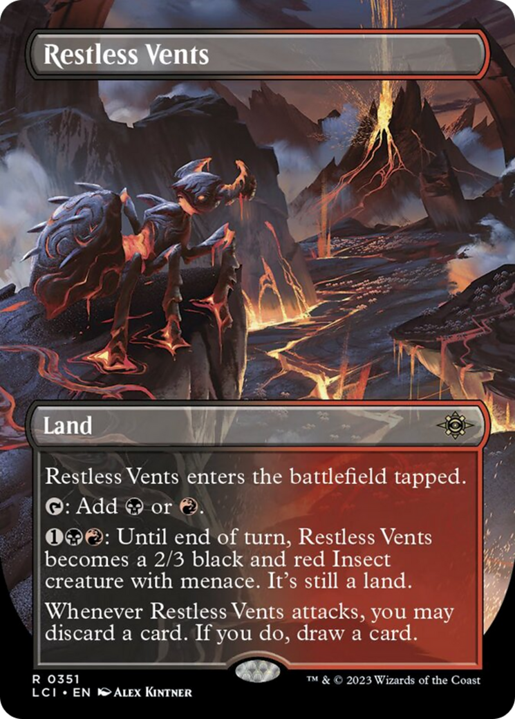 Restless Vents (Borderless) (351) [The Lost Caverns of Ixalan]