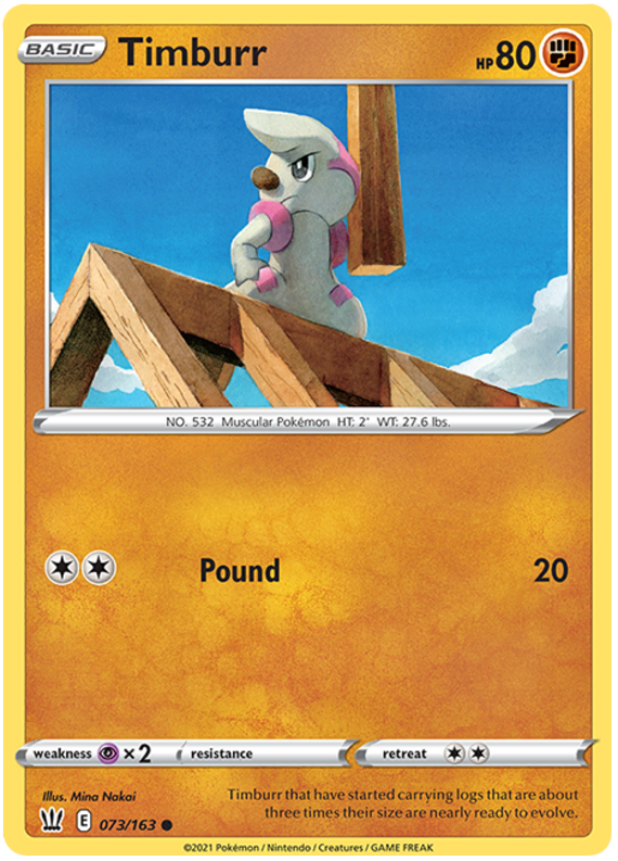 Timburr (073/163) [SWSH05: Battle Styles]