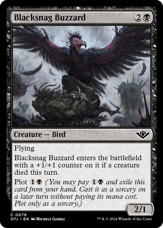 Blacksnag Buzzard [Outlaws of Thunder Junction]