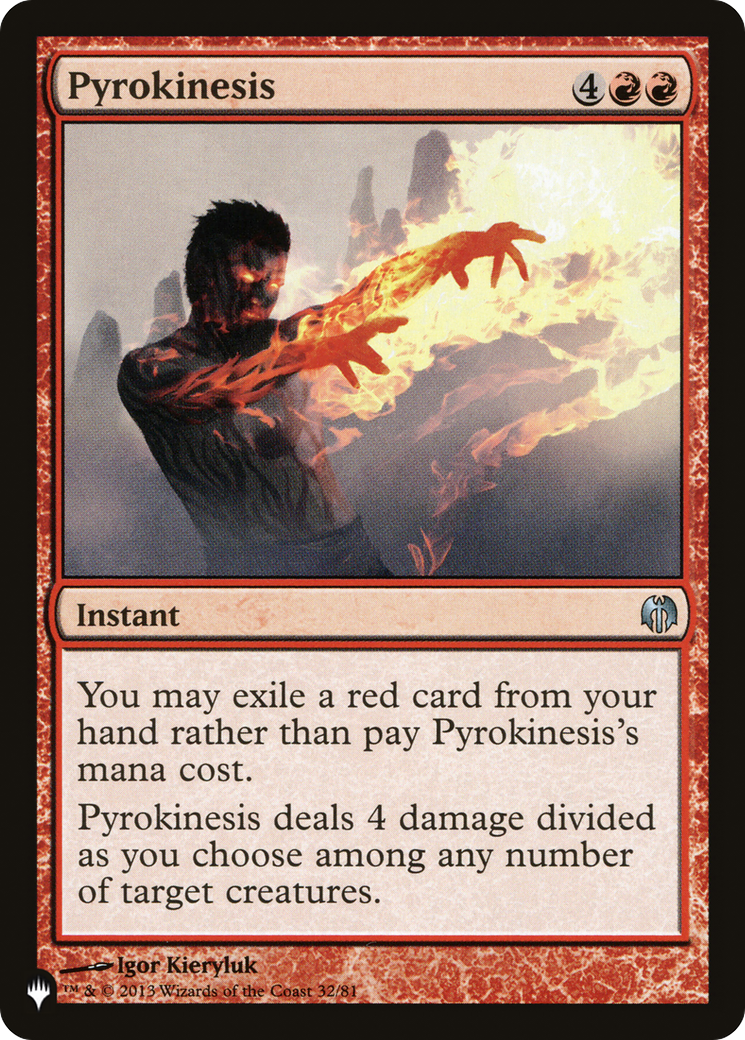 Pyrokinesis (32/81) [The List Reprints]