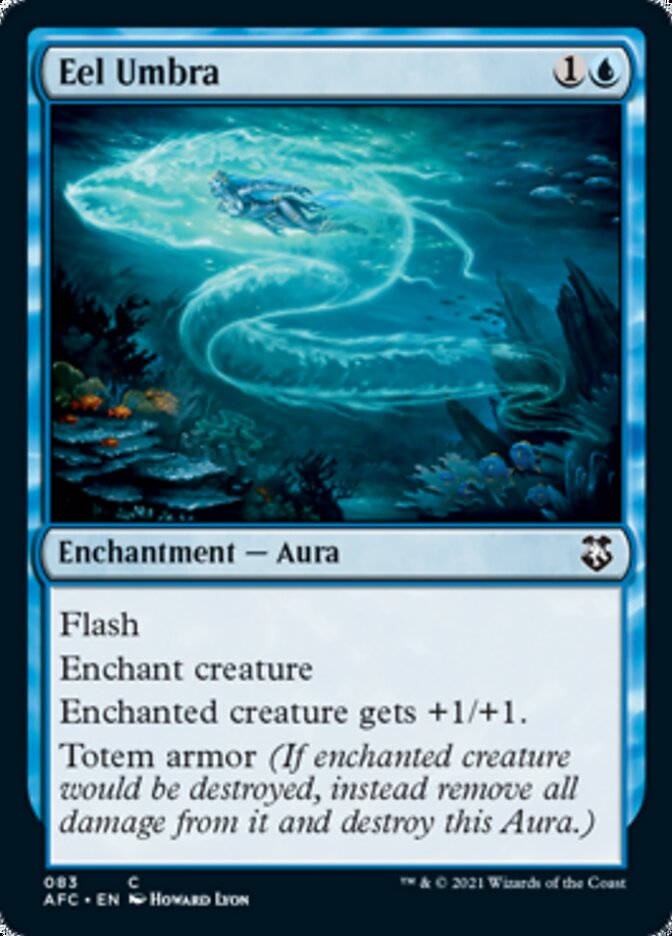 Eel Umbra (83) [Commander: Adventures in the Forgotten Realms]