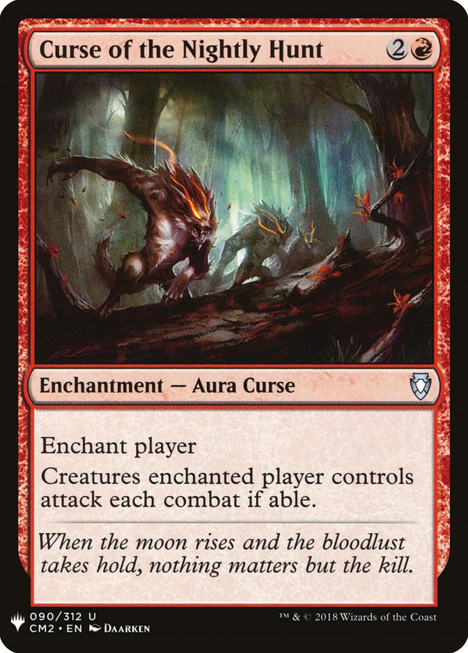 Curse of the Nightly Hunt (90) [The List Reprints]