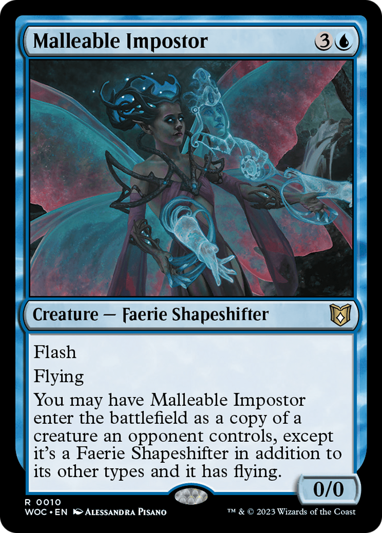 Malleable Impostor (10) [Commander: Wilds of Eldraine]