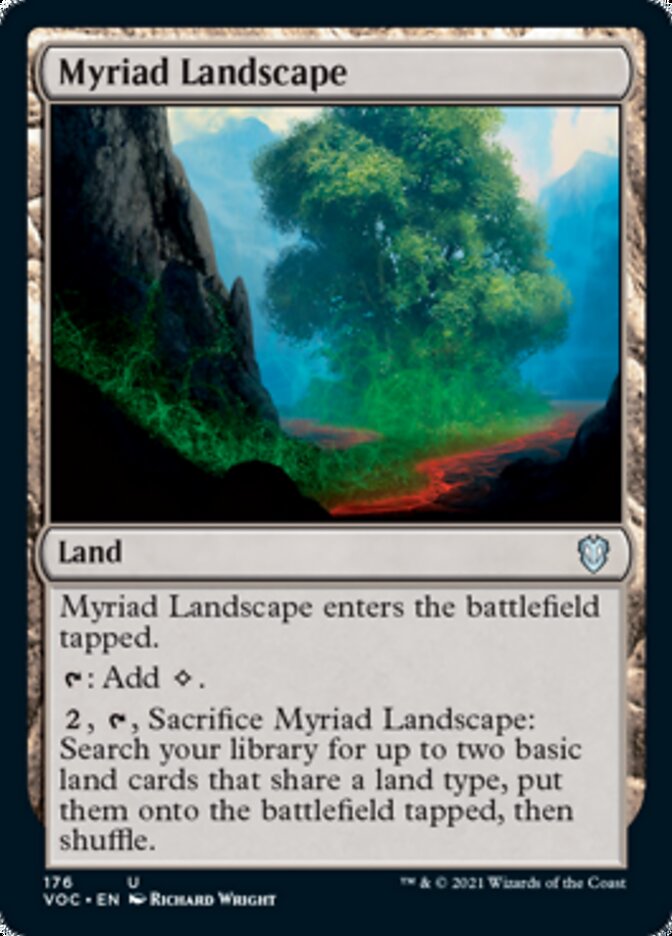 Myriad Landscape (176) [Commander: Innistrad: Crimson Vow]