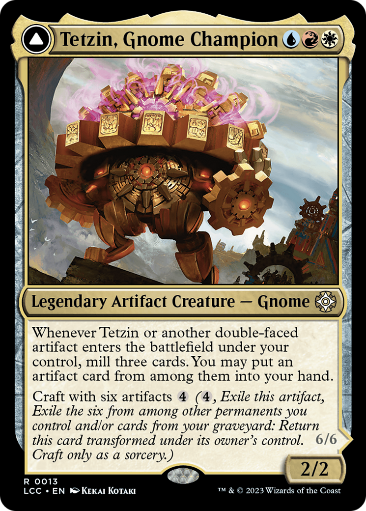 Tetzin, Gnome Champion (13) [Commander: The Lost Caverns of Ixalan]