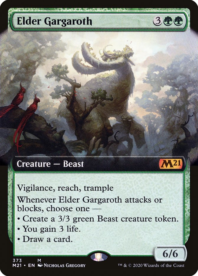 Elder Gargaroth (Extended Art) (373) [Core Set 2021]