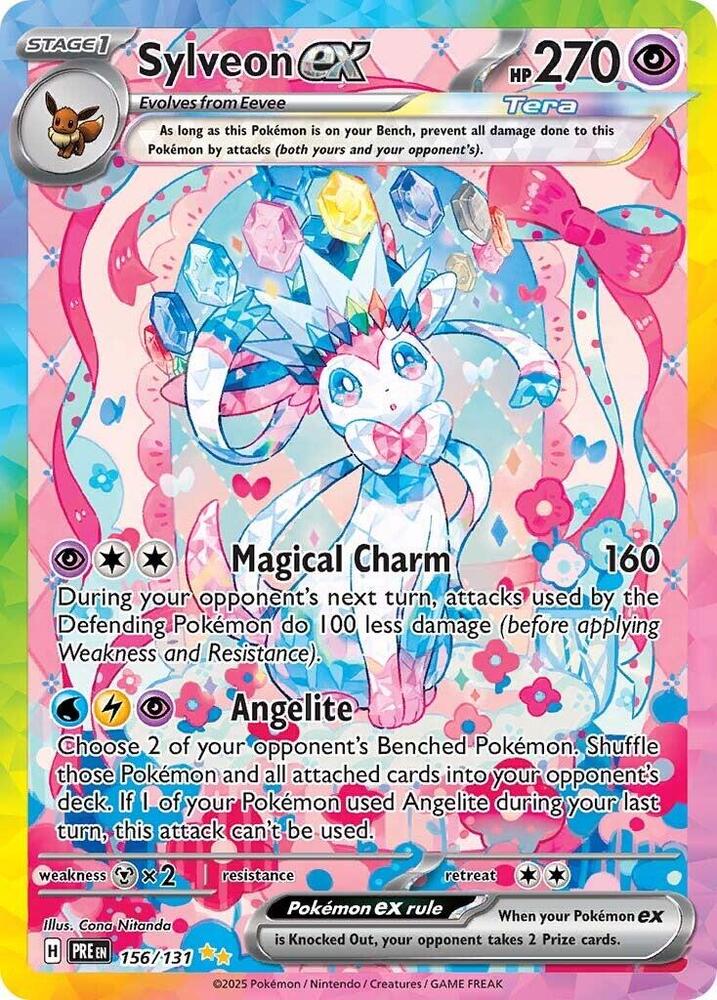 Sylveon ex (156/131) [SV: Prismatic Evolutions]