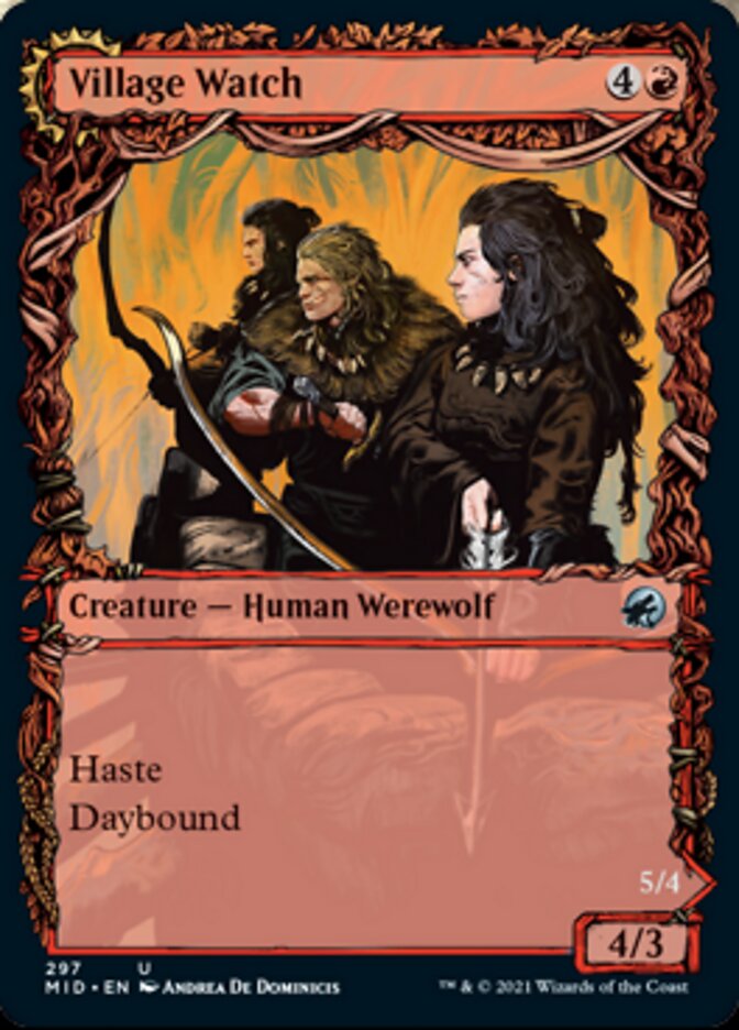 Village Watch (Showcase) (297) [Innistrad: Midnight Hunt]