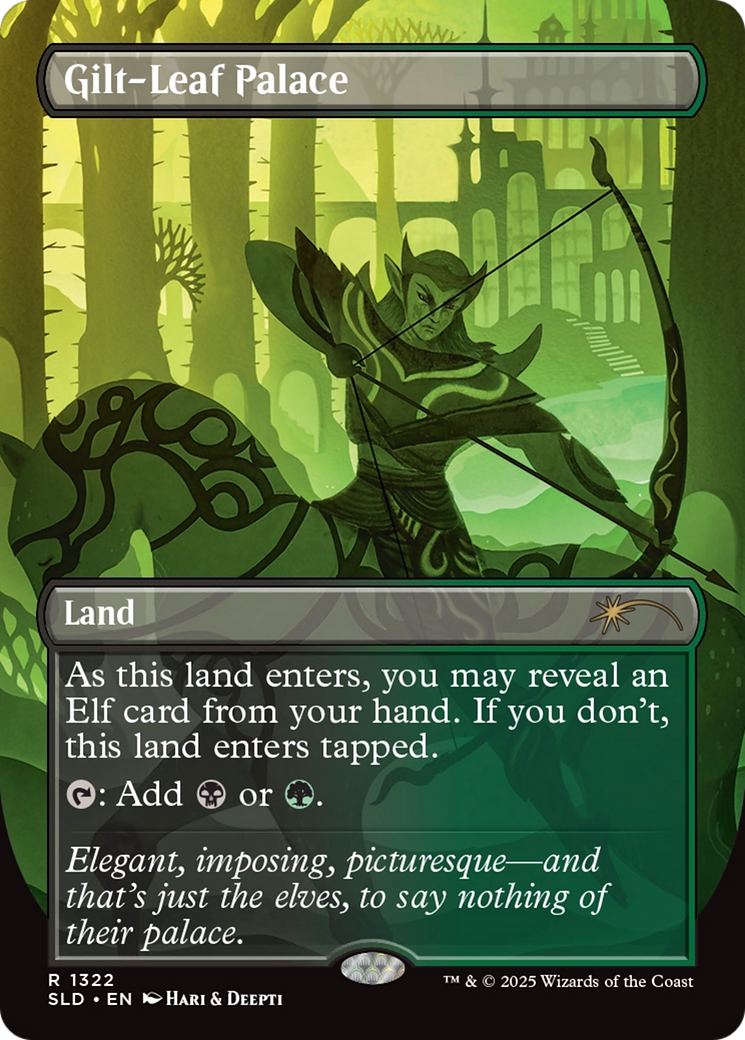 Gilt-Leaf Palace (Rainbow Foil) (1322) [Secret Lair Drop Series]